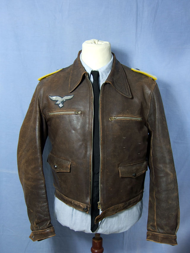 luftwaffe pilot leather jacket